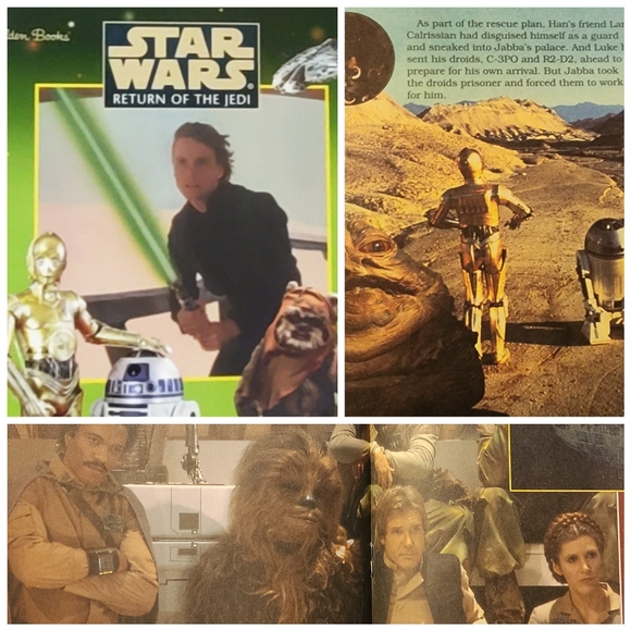 Vintage Limited Edition Star Wars Collect Golden Books Lot of 3 Great Condition! - Picture 2 of 4